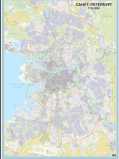 Карта санкт петербурга распечатать